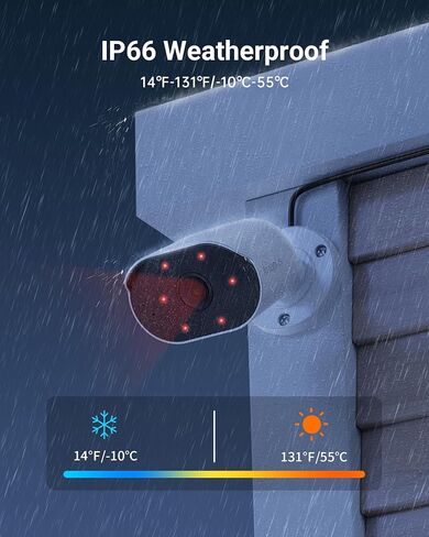 Anlapus 5MP Wired Security Camera with Audio Monitoring, Night Vision, IP66 Weatherproof, 3K CCTV Bullet Add-on Camera Outdoor Indoor for 5MP, 4K Anlapus Home Surveillance Analog DVR System in Saudi Arabia