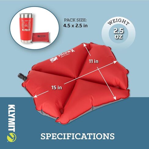 Klymit Pillow X Inflatable Camp & Travel Pillow in Kuwait