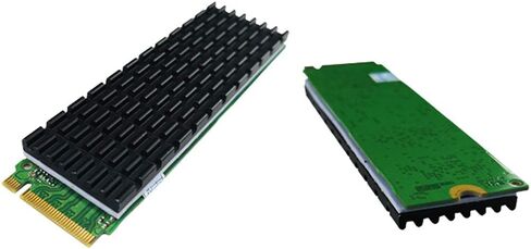 hejhncii for M.2 Sata PCI-E NVME M2 SSD Fan Aluminum Cooling Heat Sink Thermal Pads Heat Dissipation Radiator Thickness 3mm in Kuwait