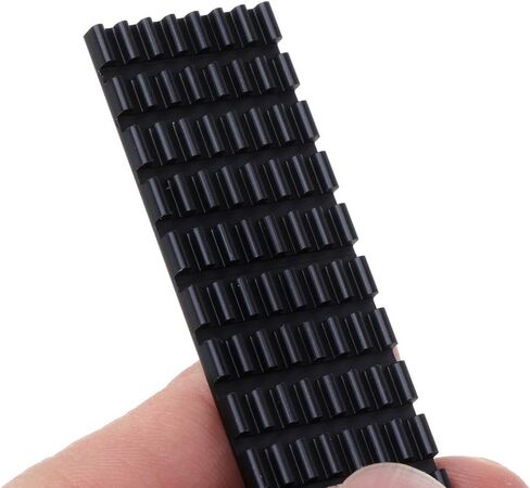 hejhncii for M.2 Sata PCI-E NVME M2 SSD Fan Aluminum Cooling Heat Sink Thermal Pads Heat Dissipation Radiator Thickness 3mm in Kuwait