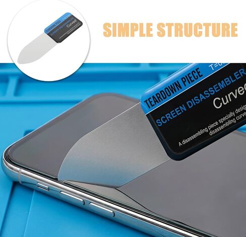 10pcs Flexible Metal Spudger 0.1mm for Curved Phone Screen Removal in Saudi Arabia
