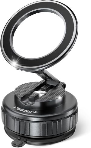Car Phone Holder for Magsafe [78+LBS Strongest Suction & 2500gf Strongest Magnetic] 360° Adjustable Car Phone Mount.Portable Phone Holders for Car for iPhone 17，Black in Saudi Arabia