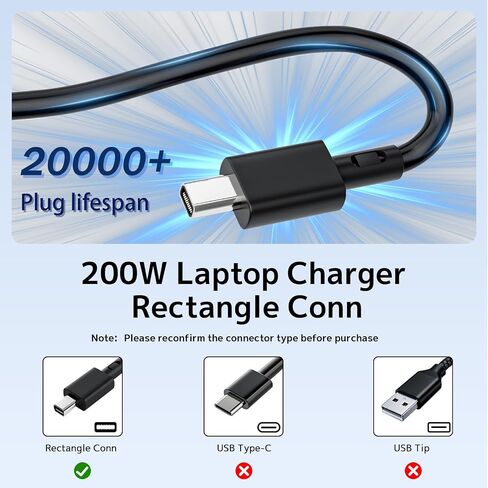200W ADP-200JB K Charger Compatible with ASUS Laptop ROG Zephyrus G16 G14 in Saudi Arabia