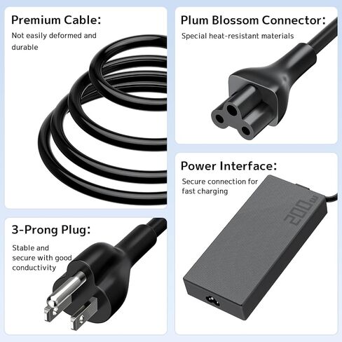 200W ADP-200JB K Charger Compatible with ASUS Laptop ROG Zephyrus G16 G14 in Saudi Arabia