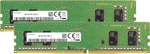 Samsung 8GB (2x4GB) DDR4 2666MHz PC4-21300 (PC4-2666V) CL19 UDIMM 1Rx16 Single Rank 1.2V Non-ECC DIMM 288-Pin Desktop PC RAM Memory in Kuwait