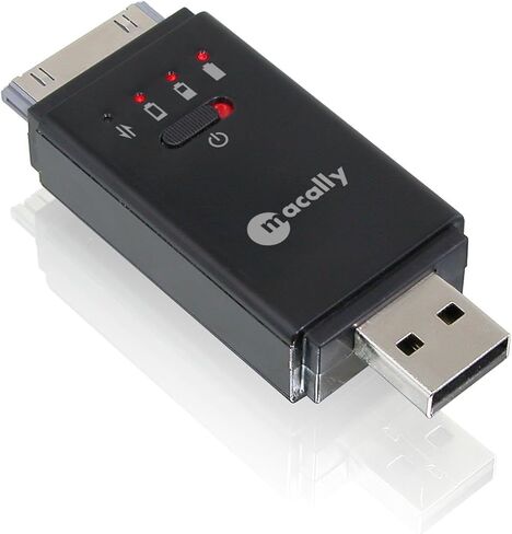 Macally PowerLink Emergency Battery Pack with 2 GB Pen Drive for iPod and iPhone (Black) in Saudi Arabia