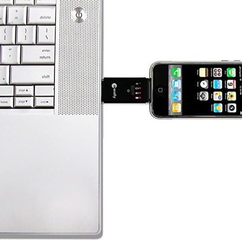 Macally PowerLink Emergency Battery Pack with 2 GB Pen Drive for iPod and iPhone (Black) in Saudi Arabia