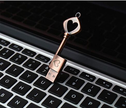5 Pack 32GB USB2.0 Flash Drive Heart Key Shape Bulk Thumb Drives Memory Stick Pendrive Zip Drive Jump Drive in Kuwait