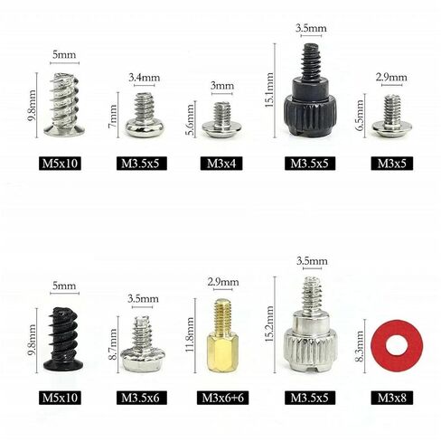 300 Pcs PC Screw Standoffs Set for Motherboard Hard Drive Case in Kuwait