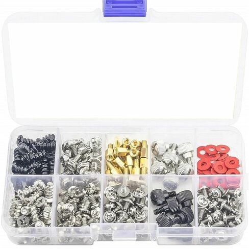 300 Pcs PC Screw Standoffs Set for Motherboard Hard Drive Case in Kuwait