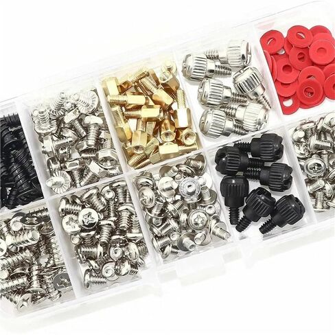 300 Pcs PC Screw Standoffs Set for Motherboard Hard Drive Case in Kuwait