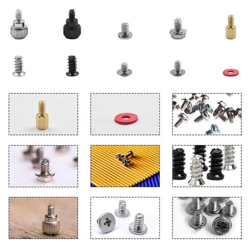 332 Pcs PC Screws Standoffs Set for Hard Drive Motherboard Case Fan in Kuwait