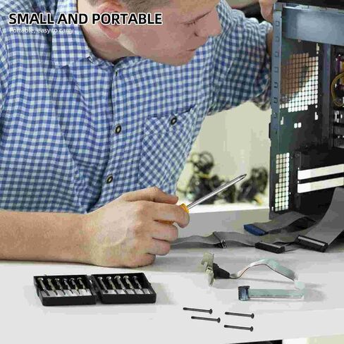 150 Pcs Computer Fan Screws Case Mounting Kit for Water Cooler Long Black in Kuwait