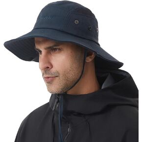 Sireck Sun Hat for Men Women UPF50+ Fishing Hat Waterproof Breathable Bucket Hat, UV Protection Wide Brim Summer Safari Hats in Saudi Arabia
