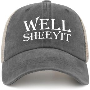 Well Sheeyit Hat Funny Trucker Hats Men Funny Baseball Cap Funny Gifts in Saudi Arabia