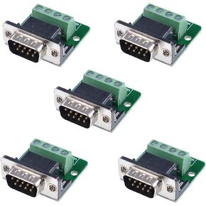 DB9 Male to 4-Pin Screw Terminal Adapter RS485 RS422 5 Pack in Kuwait