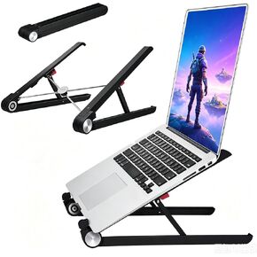 Portable Laptop Stand for MacBook pro 14 inch 2025 Laptop for Desk,Made of Reinforced Nylon, 304 Stainless Steel and Silicone in Kuwait