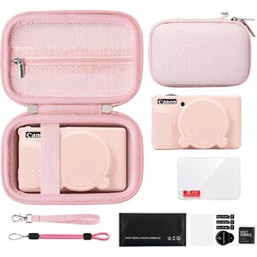 6-in-1 Camera Case Kit for Canon PowerShot SX740 HS Digital Camera, Black in Saudi Arabia