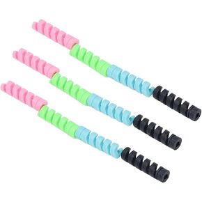 Silicone Spiral Charging Cable Protectors 20 Pack with 4 Colors 80 Pcs, Cord Wrap for Phone Charger Laptop Computer USB Cable in Kuwait