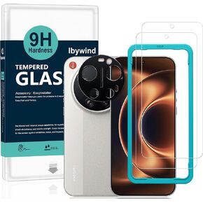 Ibywind for Xiaomi 17 Ultra 5G Screen Protector,2 Pack,9H Hardness Tempered Glass and Camera Lens Protector,with Alignment Frame,Full Coverage,Bubble Free,Fingerprint Unlock,Scratch Resistant in Kuwait