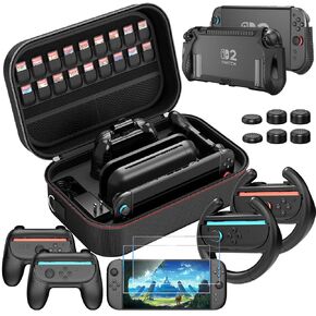 HEYSTOP Accessories Bundle for Nintendo Switch 2, Dockable Protective Case in Kuwait