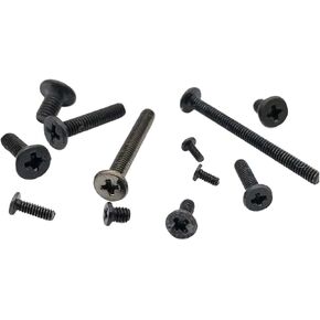 50pcs M1.2 M1.4 M1.6 M2 M2.5 M3 M4 Small Ultrathin Wafer Flat Head Screw Bolt for Laptop Notebook Phone Glasses(Black,4mm,M4) in Kuwait