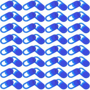 100pcs Phone Camera Privacy Cover Ultra-Thin Plastic Webcam Cover for Laptop and Computer with Smooth Operation Blue Camera Lens Cap for Enhanced Privacy in Kuwait