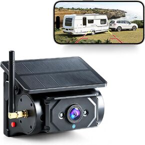 Magnetic Solar Wireless Backup Camera with AI Alert & App Monitoring in Saudi Arabia