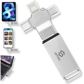 128GB True Plug & Auto Backup Photo Stick for iPhone iPad Android Computer in Saudi Arabia