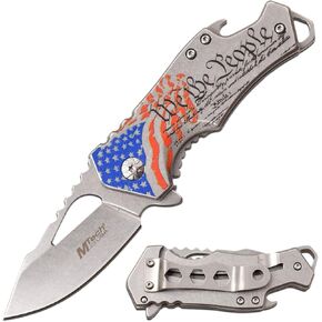 MTech USA – Pocket Folding Knife – Fine Edge Steel Blade, Aluminum/Nylon Fiber Handle, Bottle Opener and Pocket Clip, Tactical, EDC, Self Defense- MT-A882 in Kuwait