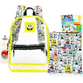 Spongebob Clear Mini Backpack for Stadium Events Bundle in Saudi Arabia
