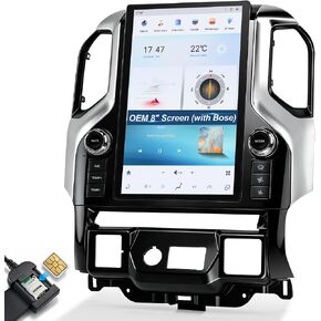 12.95 Inch Car Radio for Chevrolet Silverado GMC Sierra 2019 2020 2021 2022 2023 Qualcomm 665 8Core-Head Unit with CarPlay/Android Auto Touch Screen Stereo Upgrade in Saudi Arabia