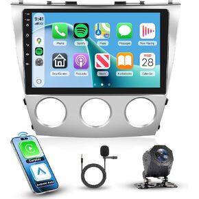 4G+64G Car Radio Stereo for Toyota Camry 2006-2011(Manual A/C) 10.1inch IPS Touch Screen/Android 15/Wireless CarPlay/Android Auto/DSP 32 EQ/GPS/WiFi/5.0Bluetooth/FM/RDS/SWC/AHD Backup Camera in Saudi Arabia