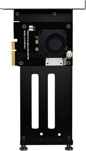 PCIe 5.0 E1S Converters Including Fan Cooling for NVMe HDDs Arrays in High Densities Storage Adapter Card in Kuwait