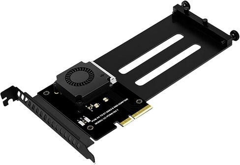 PCIe 5.0 E1S Converters Including Fan Cooling for NVMe HDDs Arrays in High Densities Storage Adapter Card in Kuwait