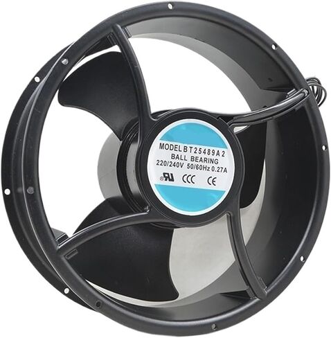 1 قطعة مروحة تبريد الخادم BT25489A2 التيار المتناوب 220/240 فولت 0.27A 50/60 هرتز 254x254x89 مللي متر 2-سلك in Kuwait