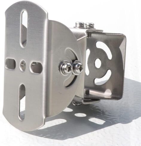 Universal Steel 3D Wall Pole Joint Mount Adaptor, 3-Axis Universal CCTV Camera Mount Bracket Adjustable Extension Adapter for CCTV Surveillance Camera (3D Stainless Steel Mount Adapter) in Saudi Arabia