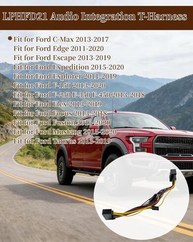 LPHFD21 Audio Integration T-Harness Fit for F-150 F-250 F-350 in Saudi Arabia