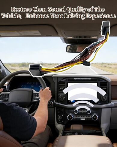 LPHFD21 Audio Integration T-Harness Fit for F-150 F-250 F-350 in Saudi Arabia