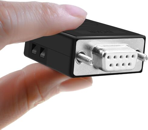 DB9 Female RS232 Breakout Terminal Adapter with Screw Nuts Case in Kuwait
