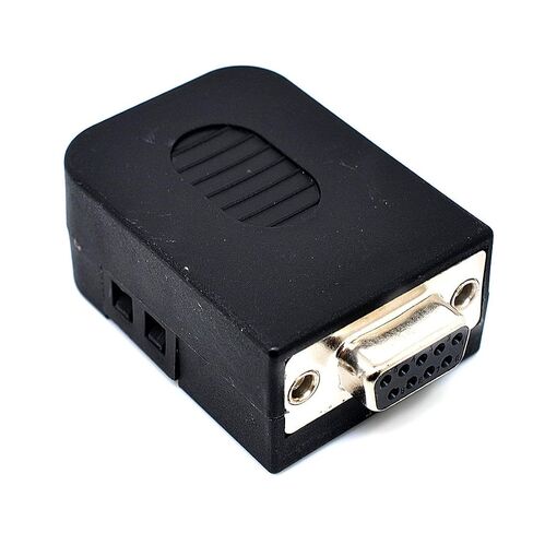 2PCS DB9 Female Screw Terminal Breakout Adapter, Solderless D-Sub 9 Pin RS232 Serial Port Terminal Block with Case in Kuwait