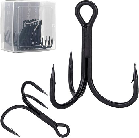 Heavy Duty Treble Hooks 5X Strong Saltwater Lure Fishing Hooks in Saudi Arabia