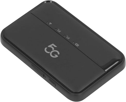 Robust 5G WiFi Hotspot with Long Battery Life for Travel Support 16 Devices 5G Portable WiFi6(Black) in Saudi Arabia