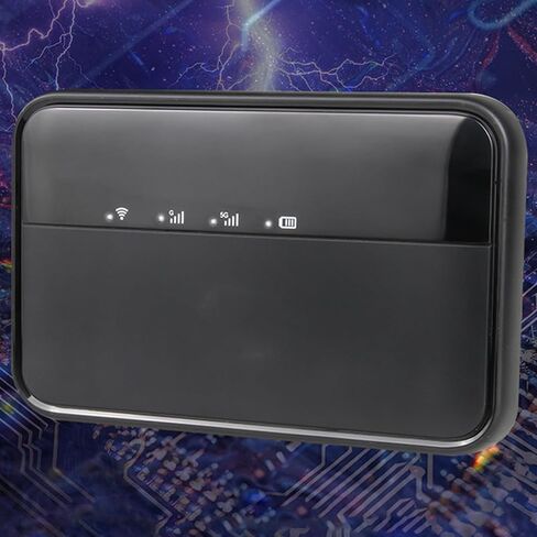 Robust 5G WiFi Hotspot with Long Battery Life for Travel Support 16 Devices 5G Portable WiFi6(Black) in Saudi Arabia