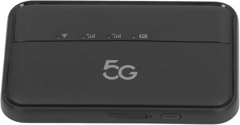 Robust 5G WiFi Hotspot with Long Battery Life for Travel Support 16 Devices 5G Portable WiFi6(Black) in Saudi Arabia