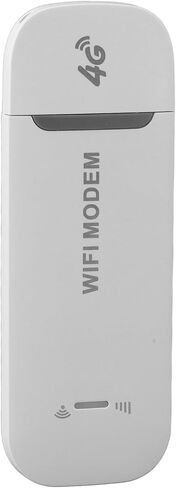 CHICIRIS 4G USB Portable WiFi, Plug and Play High Speed Internet with Multi User Sharing, for Travel Hotspot Inserted Standard SIM Card (White) in Saudi Arabia