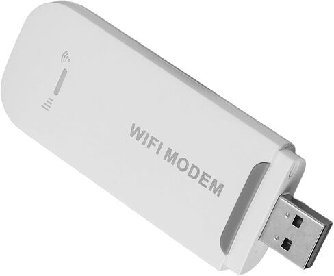 CHICIRIS 4G USB Portable WiFi, Plug and Play High Speed Internet with Multi User Sharing, for Travel Hotspot Inserted Standard SIM Card (White) in Saudi Arabia