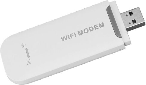 CHICIRIS 4G USB Portable WiFi, Plug and Play High Speed Internet with Multi User Sharing, for Travel Hotspot Inserted Standard SIM Card (White) in Saudi Arabia