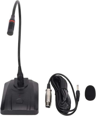 Gooseneck Microphone Adjustable Clear Sound Wired Desktop Device in Kuwait