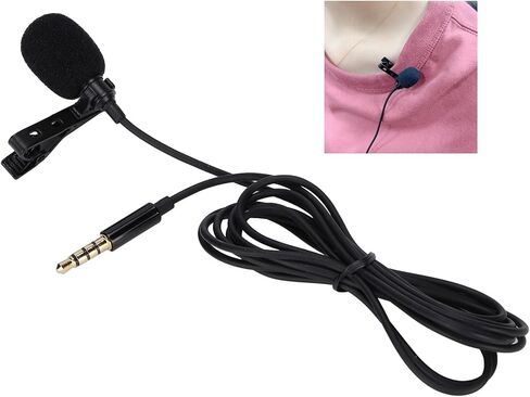 Mini Lapel Microphone Portable and Durable Clipon Design for Voice in Kuwait